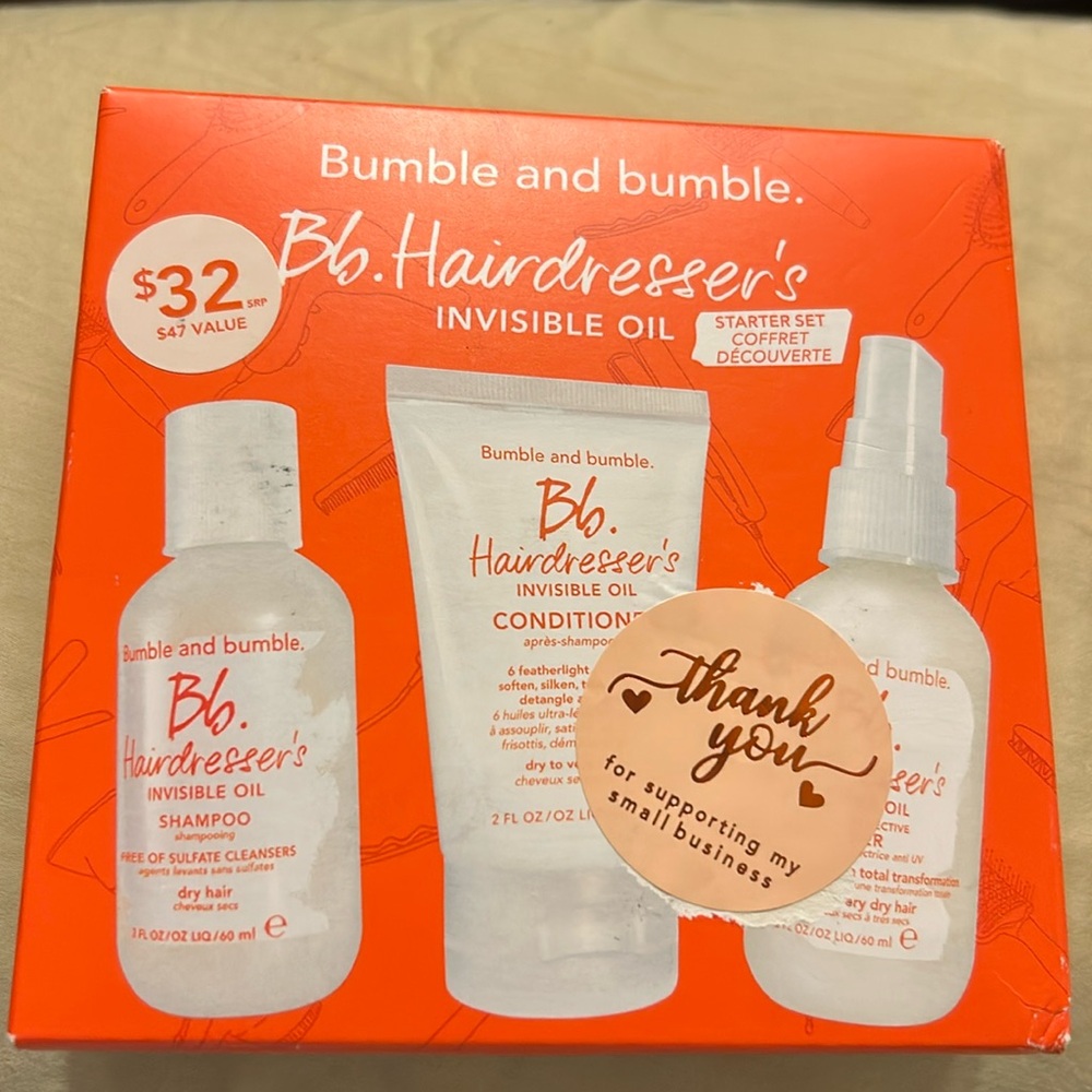 🆕 Bumble and bumble Hairdresser's Invisible Oil Trio
